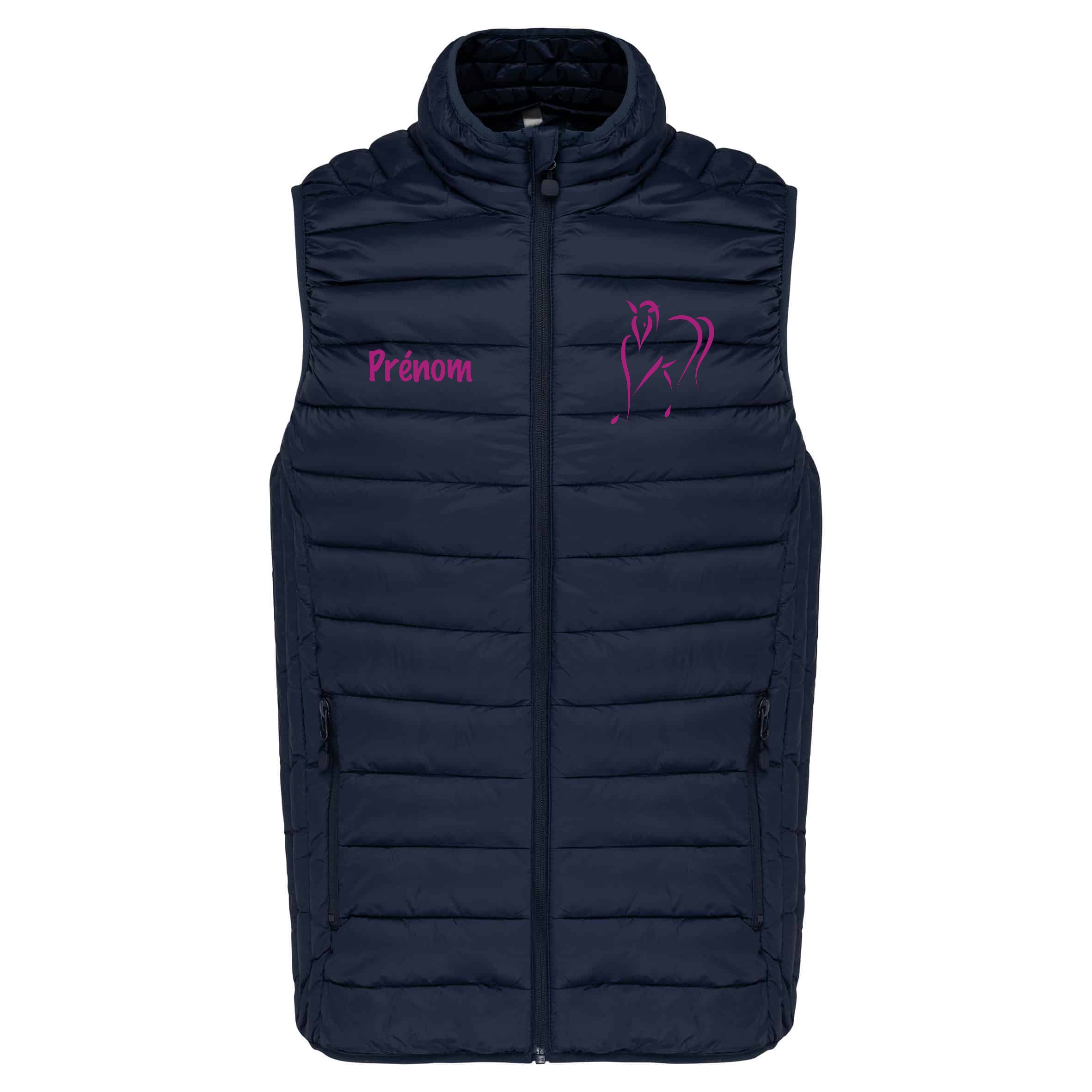 Product image Doudoune sans manches logo rose