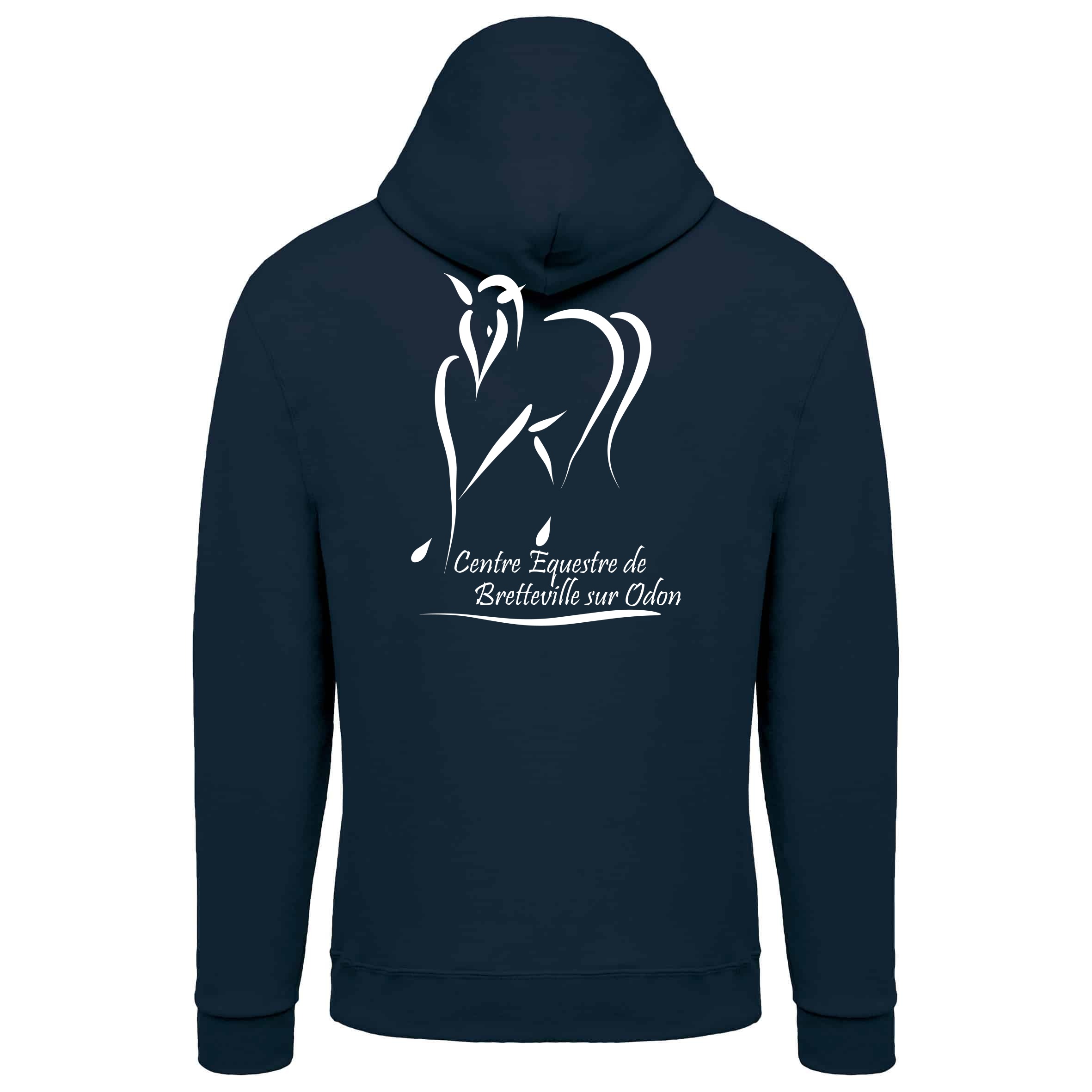 Image Sweat à capuche logo blanc 1476